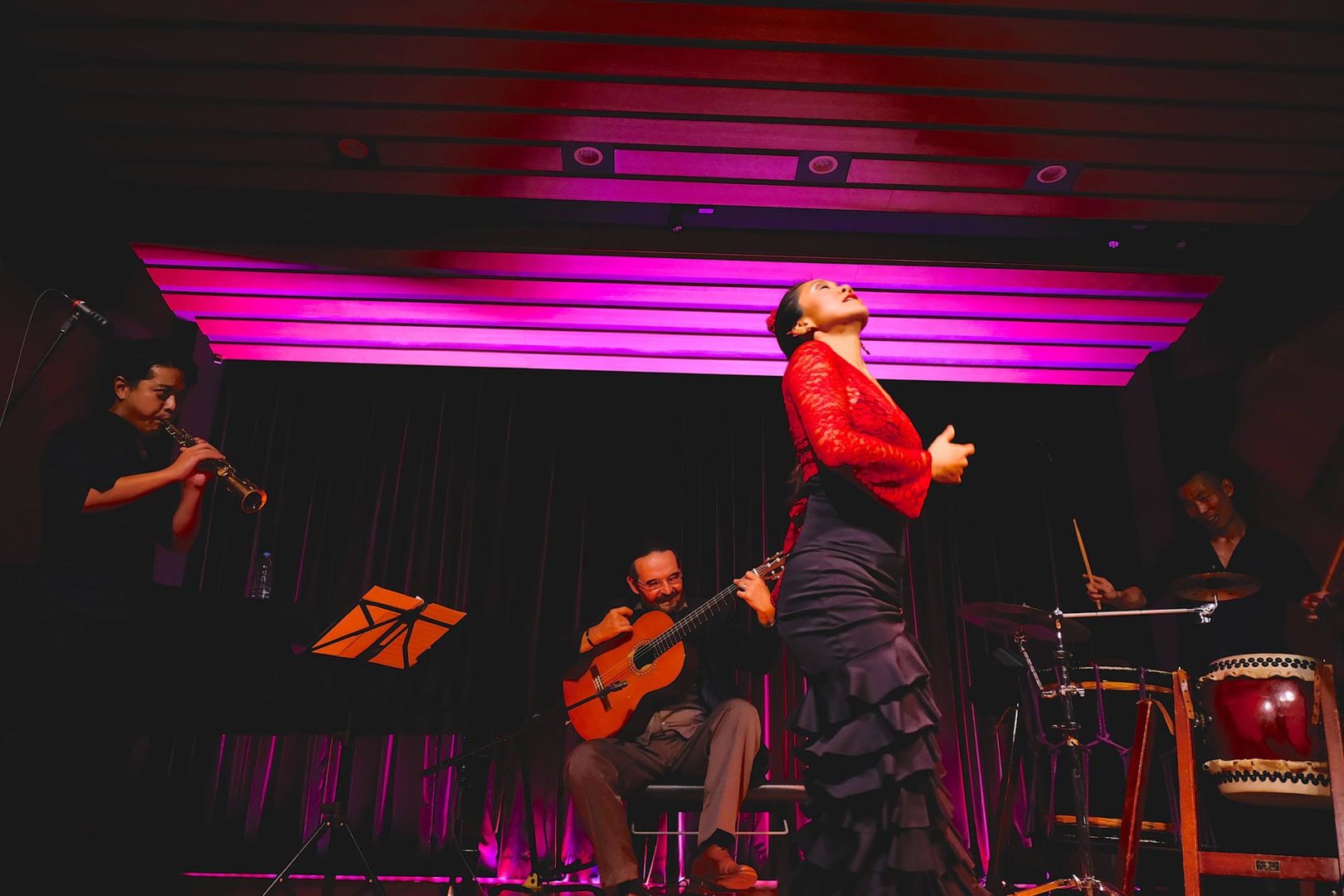 Masaki Otawa 大多和正樹 (Japanese taiko player - 和太鼓奏者) [Flamenco Jazz Japan_2018_2] Ricardo Garcia, Yuichiro Tokuda, Nanako Aramaki